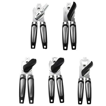 

3 in 1 Household Can Opener Smooth Edge Comfortable Grip Safety Openers for Meat Cans Beer Bottles Use L1-008