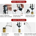 thumbnail image 3 of THLKIF Electric Wine Decanter Aerator Dispenser: Automatic Whisky Bottle Dispenser - One Button Smart Drink Decanter with USB Rechargeable - Wine Air Aerator Pourer Spout for Lovers, 3 of 8