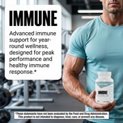 Nutrabio Immune- Immune Support Supplement- Immunity Supplement- 90 Vegetable Capsules