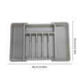 thumbnail image 3 of Large Expandable Silverware Drawer Organizer, 8 Compartment Non-Slip & Adjustable Silverware Organizer for Drawer, Kitchen Organization for Utensils, Cutlery, Silverware Tray, 3 of 7
