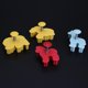 thumbnail image 4 of 4 unidades, molde para galletas de plástico animal 3d, molde para cortador de pasteles fondant, herramientas para hornear brimios Feliz Sencillez, 4 of 5