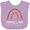 Lavender, variant on Inktastic Grammy and Papa Love Me Rainbow Girls Baby Bib