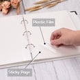 thumbnail image 3 of Vienrose Photo Album Self Adhesive 40 Pages Hardcover with DIY Scrapbooking Kit 3 Rings Paper Scrapbook for Lover Friends Kids Anniversary Wedding Gift, 3 of 6