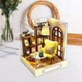 thumbnail image 3 of kusrkot segolike Creative Mini Doll House with Furniture Set LED Lights Cottage Birthday D, 3 of 8
