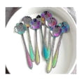thumbnail image 5 of Flower Coffee Spoons 8pcs Stainless Steel Tea Spoon Coffee Tea Sugar Stirring Spoon Ice Cream Cake Dessert Spoon, 5 of 5