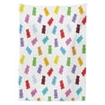 thumbnail image 3 of Ambesonne Dessert Tablecloth Rectangular Table Cover, Vibrant Gummy Bears, 60"x90", Multicolor, 3 of 4