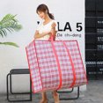 thumbnail image 4 of Bolsa de mudanza portátil impermeable, bolsa de embalaje de equipaje multifuncional, bolsa tejida gruesa, bolsa de almacenamiento de ropa con edredón de gran capacidad, 4 of 5