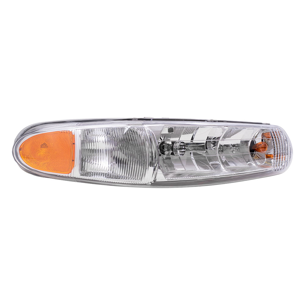 Brock Replacement Passenger Headlight Compatible with 1997-2005