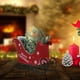 thumbnail image 4 of Trineo navideño GOOHOCHY con planta artificial, decoración navideña para mesa y hogar., 4 of 7