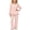Pink, variant on Girls Cotton Pajama Sets Size 10-12, 2 Piece Soft Casual Long Sleeve Kids' Summer Sleepwear Pink Size 10-12