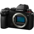 thumbnail image 3 of Panasonic LUMIX S5 Full Frame Mirrorless Camera, 4K 60P Video Recording with Flip Screen and Wi-Fi, L-Mount, 5-Axis Dual Image Stabilization, DC-S5BODY (Black) - (Open Box), 3 of 8