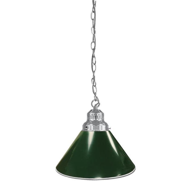 Holland Bar Stool BL1CHGrn Single Shade Pendant Light - Chrome