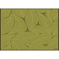thumbnail image 1 of Ahgly Company Indoor Rectangle Patterned Olive Green Area Rugs, 2' x 5', 1 of 6