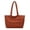 02Brown, variant on Corduroy Tote Bag Large Capacity Shoulder Bag, Casual Japanese Style Daily Handbag