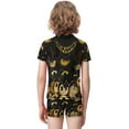 thumbnail image 3 of Bendy And The Ink Machine Boys Two Piece Rash Guard Swimsuits Kids Short Sleeve Swimwear Sets Bathing Suit, 3 of 7