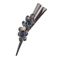 thumbnail image 1 of Pinzas de pelo de bronce Colcomx pinzas de metal vintage Azul pinzas para cabello grueso, 1 of 7