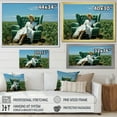 thumbnail image 4 of Designart "Fashion Meadows In The Lively Prairies" Prairies Floater Framed Canvas Art Print, 4 of 5