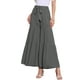 thumbnail image 1 of Pantalones Boho para Mujer INSPIRE CHIC con Cintura Alta Elástica y Volantes, Pantalones Palazzo de Pierna Ancha Chic en Gris, 1 of 6