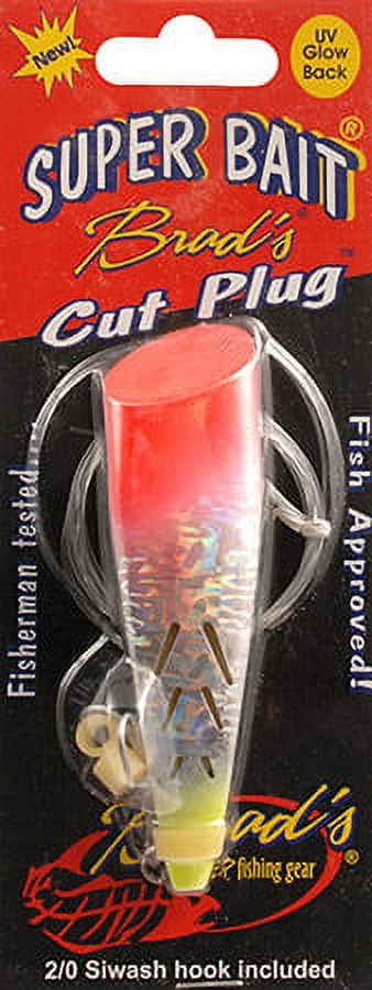 (2 pack) Brad's Killer Fishing, Super Bait Cut Plug, 4", Double Take