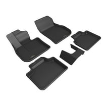 3D MAXpider Custom Fit Kagu Floor Mat (Black) Compatible with BMW X1 2023-2025 - 1st & 2nd Row