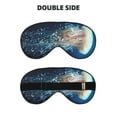 thumbnail image 2 of Disketp White Jellyfish Dansing in the Ocean Print Sleep Mask-Eye Mask for Sleeping,Comfortable & Super Soft Eye Mask with Adjustable Strap,Travel Eye Mask, 2 of 7