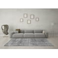 thumbnail image 3 of Ahgly Company Indoor Round Abstract Gray Modern Area Rugs, 8' Round, 3 of 4