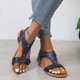 thumbnail image 1 of Sandalias de tacón plano para mujer de verano, zapatos informales para mujer Wmkox8yii nm6982, 1 of 7