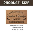 thumbnail image 3 of Clearance Items Funny Coir Doormat Welcome to Grandma and Grandpa, Grandkids Spoiled Here, Personalized Entrance Way Rug for Front Porch, Heavy Duty Coir Door Mat for Home Decor, 3 of 7