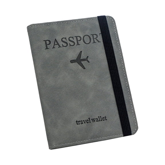Passport Wallet For Women Men Green,Leather Cover With Card Slot And Pen Holder,For Holding Passport With Travel Wallet,Hecnuo