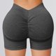 thumbnail image 4 of Pantalones cortos de ciclismo sin costuras de cintura alta para mujer, para yoga y gimnasio: entrepierna de 11,4 cm, elásticos en cuatro direcciones, transpirables, no transparentes, se ajustan a l, 4 of 6
