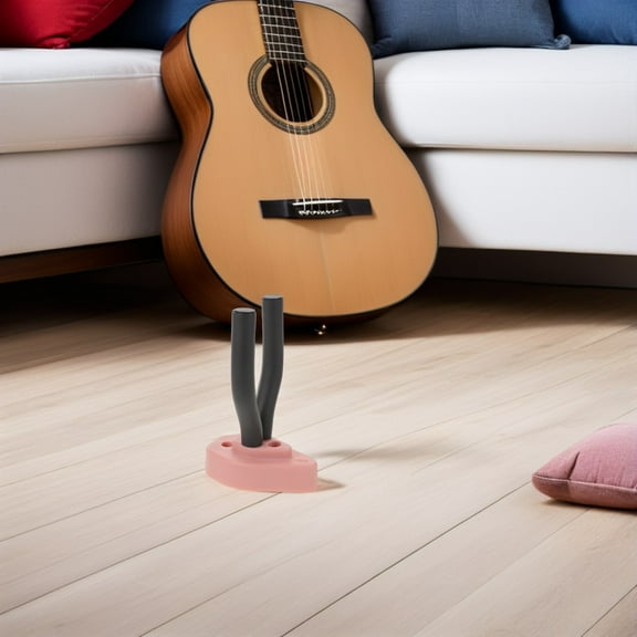 LOLIPPYY Multi Color Stylish Guitar Wall Mount Holder for Acoustic Bass and Ukulele Storage