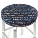 thumbnail image 3 of Balery Function Source Code Fundas de asiento para taburete de bar redondo de tela de terciopelo ajustables que protegen de arañazos y manchas para sillas de 14 a 17 pulgadas.-12 inch, 3 of 7