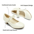 thumbnail image 5 of DREAM PAIRS Girls Mary Jane Dress Shoes Pumps Low Heels Flower Party Wedding Princess, 5 of 5