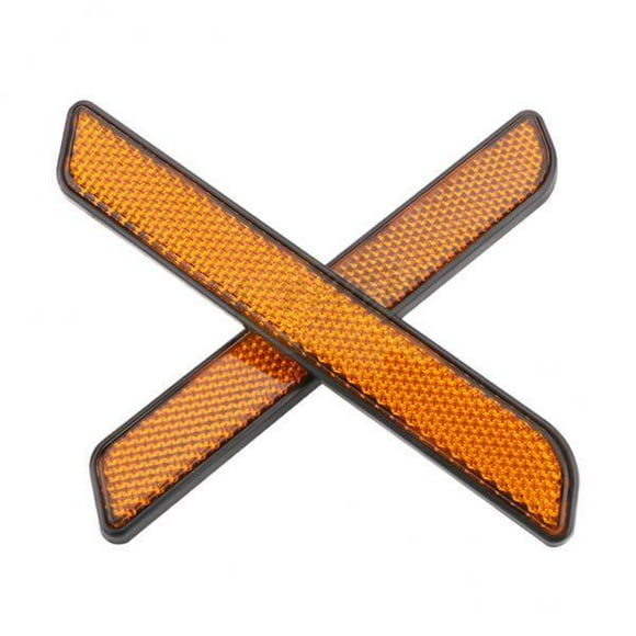 2x 2 Paquetes de Reflector de Pata de Horquilla Delantera Ornamental de Advertencia de Seguridad para DYNWAVEMX Reflectores delanteros de las patas de la horquilla