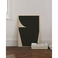 thumbnail image 4 of Haus and Hues Black and White Abstract Art Prints, Mid Century Modern Wall Decor, Black Abstract Wall Art, Black and White Mid Century Modern Poster, Black and Beige Shapes (Unframed 16x20), 4 of 6