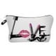 thumbnail image 3 of Bolsa Neceser de almacenamiento de artículos de tocador cosmético con estampado de ojos y labios, de maquillaje para mujer (41173) Likrtyny  Para Estrenar, 3 of 4