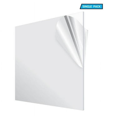 Acrylic Plexiglass Clear 3/8" x 24" x 48" Plastic Sheet
