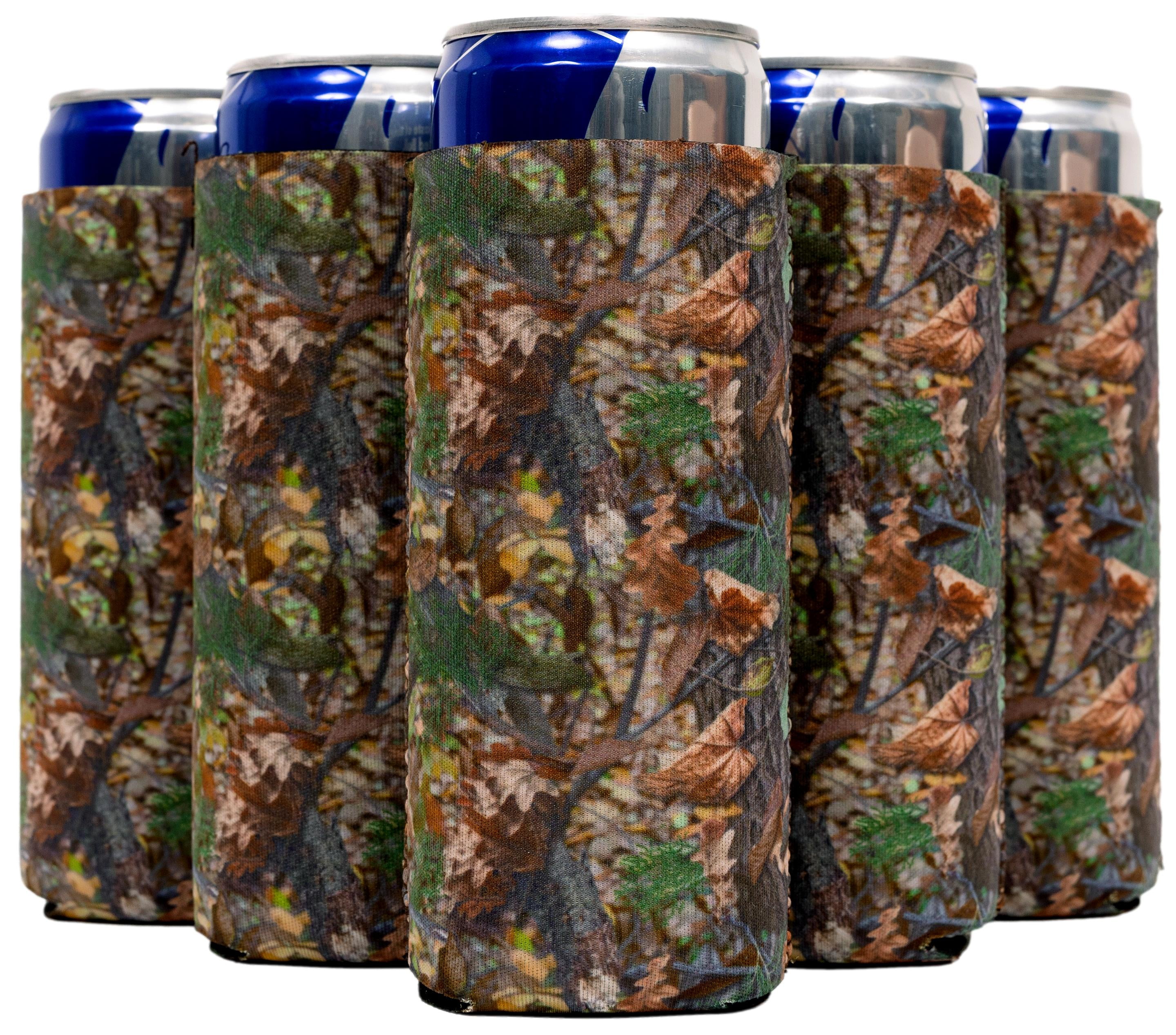 QualityPerfection Can Cooler Sleeves, 16 oz Neoprene Blank Beer Coolers  (Pack of 6) Thick Fabric Tall Beer Collapsible Drink Coolies, Thermocoolers  16