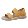 thumbnail image 1 of Sandalias planas de fondo suave, zapatos transpirables de estilo romano para playa, sandalias informales con una correa para mujer, 1 of 6