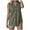 Army Green, variant on Womens Tank Tops Sleeveless V Neck Button Design Solid Color A Line Loose Casual Womens Casual Tops Red XXL