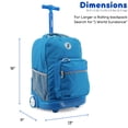 thumbnail image 4 of Mochila enrollable J World New York Sunrise para niños, color índigo, 18 pulgadas, 4 of 4