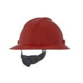 thumbnail image 7 of MSA 475371 V-Gard Full-Brim Hard Hat With Fas-Trac III Ratchet Suspension, Polyethylene Shell, Superior Impact Protection, Self Adjusting Crown-Straps - Standard Size in Red, 7 of 7