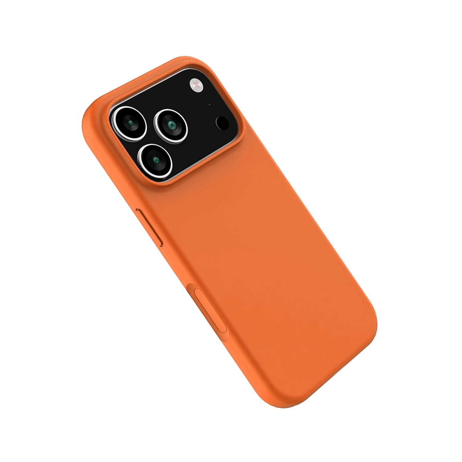 Comfortable Grip Silicone Case for iPhone 17 Pro Max - Orange
