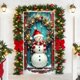 thumbnail image 4 of Herunwer Elastic Christmas Front Door Cover, Holiday Door Banner for Photography Background, Xmas Party Photo Booth and Home Decor, 4 of 6