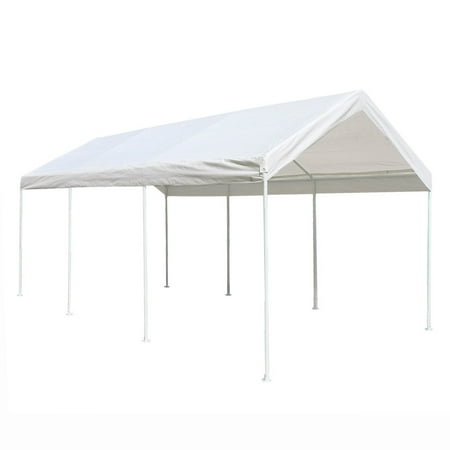 Aleko 10 X 20 Polyethylene Carport With Steel Frame Heavy Duty