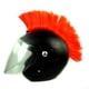 thumbnail image 2 of Peluca decorativa con forma de casco, cresta de gallo, pelo de gallo, accesorios divertidos para actividades, tocado, tira de peluca, 2 of 5