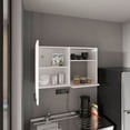thumbnail image 2 of Metal - Handle White Wall Cabinet | Store kitchen supplies neatly and access smoothly | Add charm to kitchen decor, 2 of 4