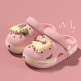 thumbnail image 2 of Gubotare Clogs Baby Garden Clogs for Girls Boys Slip on Sandals Kids Water Shoes Classic Slides Slippers Beach Indoor Outdoor Size 12 (Pink,12 Little Kids), 2 of 4