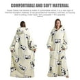 thumbnail image 4 of Oversized Blanket Hoodie Large Pocket Warm Cozy Hooded Blanket Sweatshirt Cute Print Wearable Hooded Blanket Unisex Hoodie Sweater Blanket Giant Hooded Blanket Wearable Blanket Adults Hom, 4 of 7