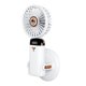thumbnail image 1 of Mini ventilador portátil de 10000 mAh con pantalla digital para mesa de oficina y viajes. Blanco, 1 of 9